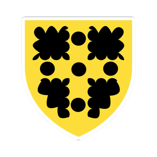 Earl of WarwickGreville COA (England) (Coat of Arms) STICKER Vinyl Kiss-Cut Decal 2 Inch White - The Sticker Space