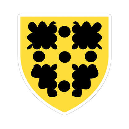 Earl of WarwickGreville COA (England) (Coat of Arms) STICKER Vinyl Kiss-Cut Decal 6 Inch White - The Sticker Space