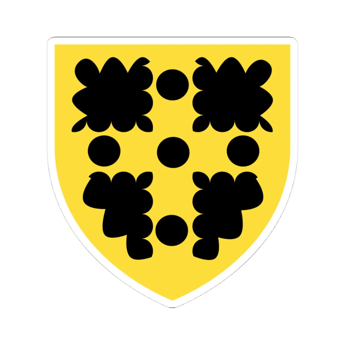 Earl of WarwickGreville COA (England) (Coat of Arms) STICKER Vinyl Kiss-Cut Decal - The Sticker Space