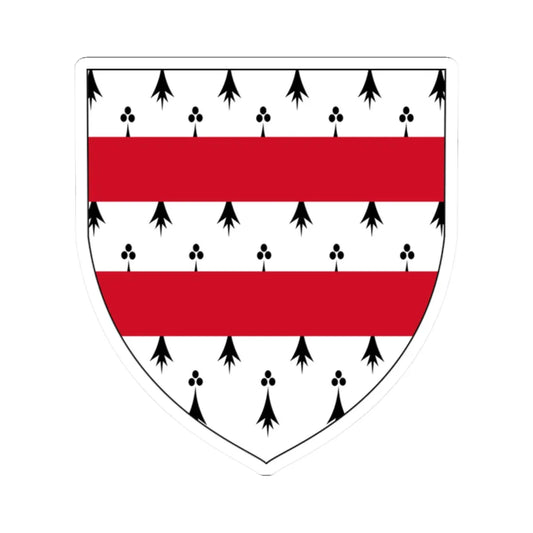 Earl of Westmeath COA (Ireland) (Coat of Arms) STICKER Vinyl Kiss-Cut Decal 2 Inch White - The Sticker Space