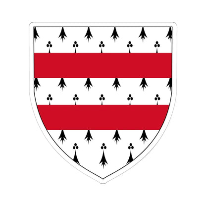 Earl of Westmeath COA (Ireland) (Coat of Arms) STICKER Vinyl Kiss-Cut Decal 6 Inch White - The Sticker Space