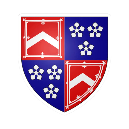 Earl of Wigton Fleming arms (Scotland) (Coat of Arms) STICKER Vinyl Kiss-Cut Decal 2 Inch White - The Sticker Space