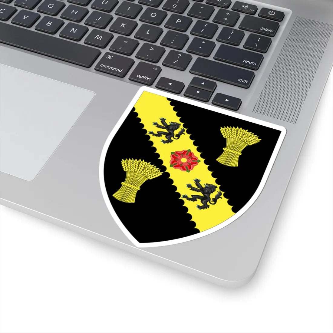 Earl of Woolton COA (England) (Coat of Arms) STICKER Vinyl Kiss-Cut Decal - The Sticker Space