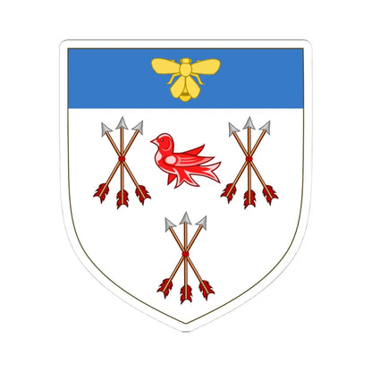 Earl Peel COA (England) (Coat of Arms) STICKER Vinyl Kiss-Cut Decal 4 Inch White - The Sticker Space