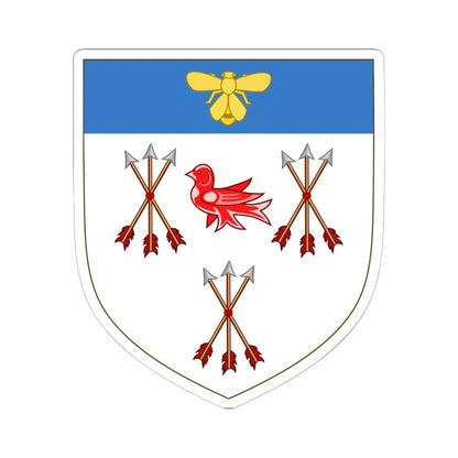 Earl Peel COA (England) (Coat of Arms) STICKER Vinyl Kiss-Cut Decal 6 Inch White - The Sticker Space