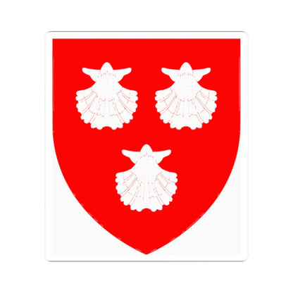 EarleyCoA (England) (Coat of Arms) STICKER Vinyl Kiss-Cut Decal 2 Inch White - The Sticker Space