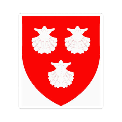 EarleyCoA (England) (Coat of Arms) STICKER Vinyl Kiss-Cut Decal 3 Inch White - The Sticker Space