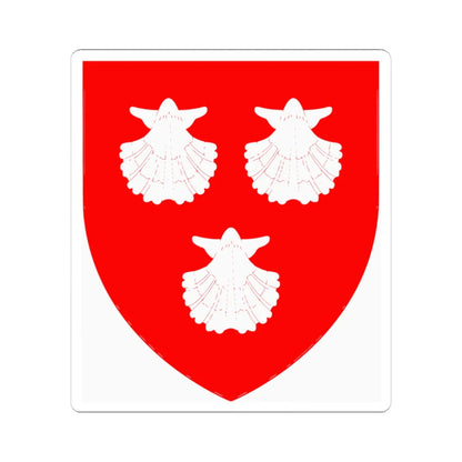 EarleyCoA (England) (Coat of Arms) STICKER Vinyl Kiss-Cut Decal 4 Inch White - The Sticker Space