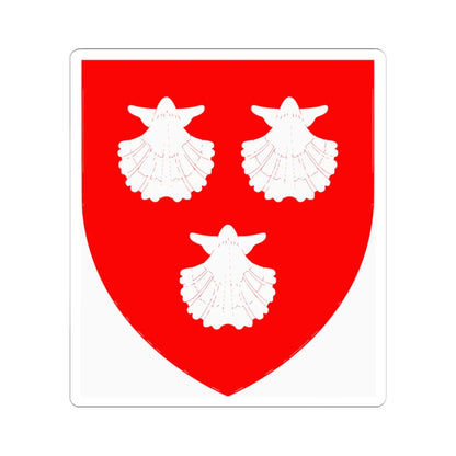 EarleyCoA (England) (Coat of Arms) STICKER Vinyl Kiss-Cut Decal 6 Inch White - The Sticker Space