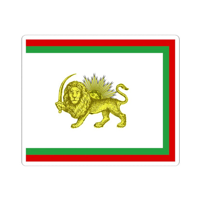 Early 20th century ensign of Persia 1 (Iran) STICKER Vinyl Kiss-Cut Decal 6 Inch White - The Sticker Space
