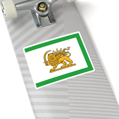 Early 20th Century Qajar Flag (Iran) STICKER Vinyl Kiss-Cut Decal - The Sticker Space