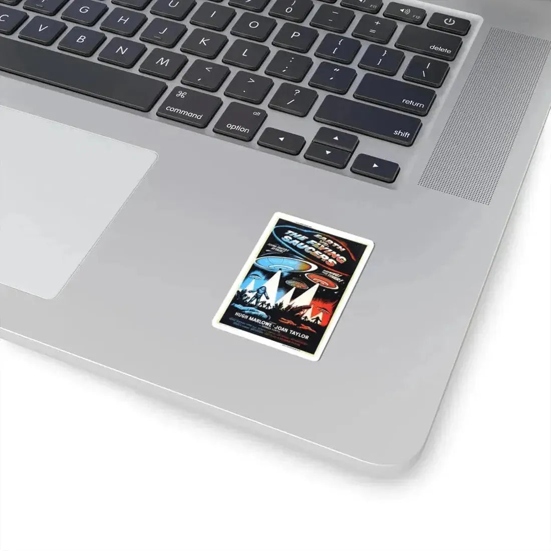 EARTH VS THE FLYING SAUCERS (2) 1956 Movie Poster - STICKER Vinyl Kiss-Cut Decal - The Sticker Space
