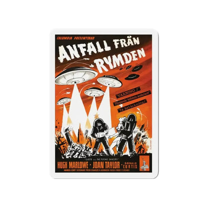 EARTH VS THE FLYING SAUCERS (3) 1956 Movie Poster - Refrigerator Magnet - The Sticker Space