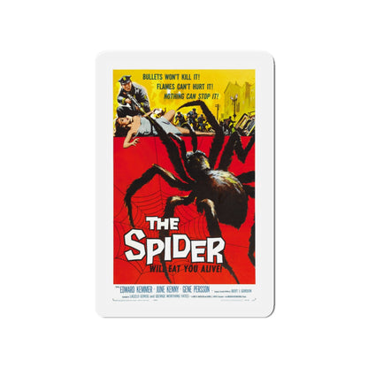 EARTH VS THE SPIDER (THE SPIDER) 1958 Movie Poster - Die-Cut Magnet-4" x 4"-The Sticker Space