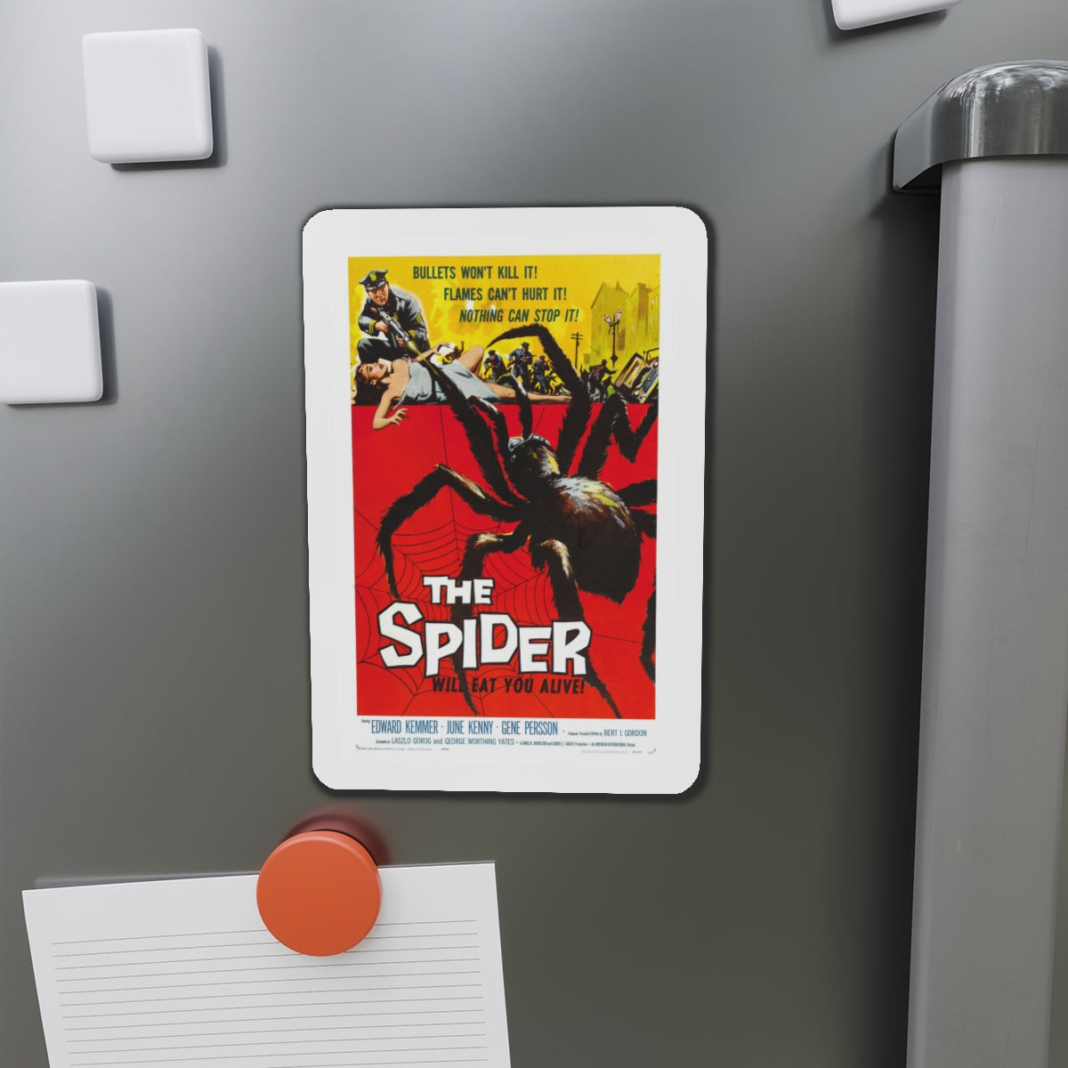 EARTH VS THE SPIDER (THE SPIDER) 1958 Movie Poster - Die-Cut Magnet-The Sticker Space