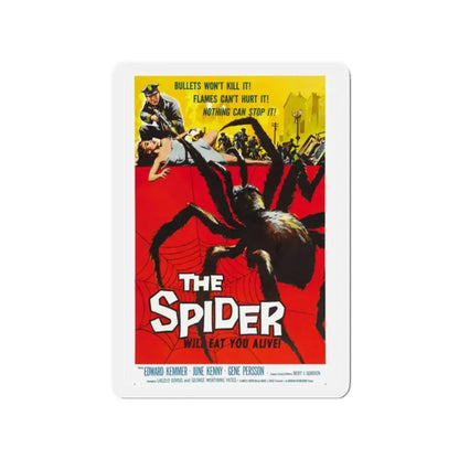 EARTH VS THE SPIDER (THE SPIDER) 1958 Movie Poster - Refrigerator Magnet 2 Inch - The Sticker Space