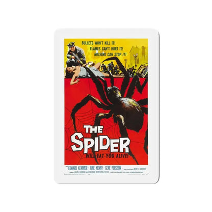 EARTH VS THE SPIDER (THE SPIDER) 1958 Movie Poster - Refrigerator Magnet 3 Inch - The Sticker Space