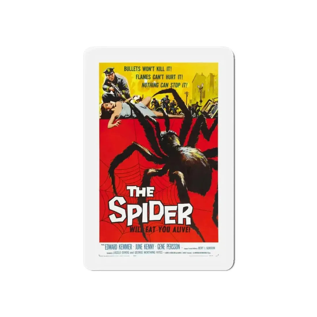 EARTH VS THE SPIDER (THE SPIDER) 1958 Movie Poster - Refrigerator Magnet - The Sticker Space