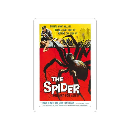 EARTH VS THE SPIDER (THE SPIDER) 1958 Movie Poster STICKER Vinyl Die-Cut Decal 3 Inch - The Sticker Space