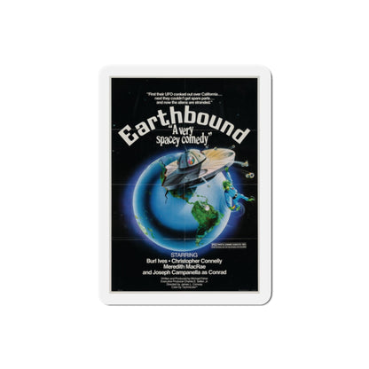 Earthbound 1981 Movie Poster Die-Cut Magnet-2" x 2"-The Sticker Space