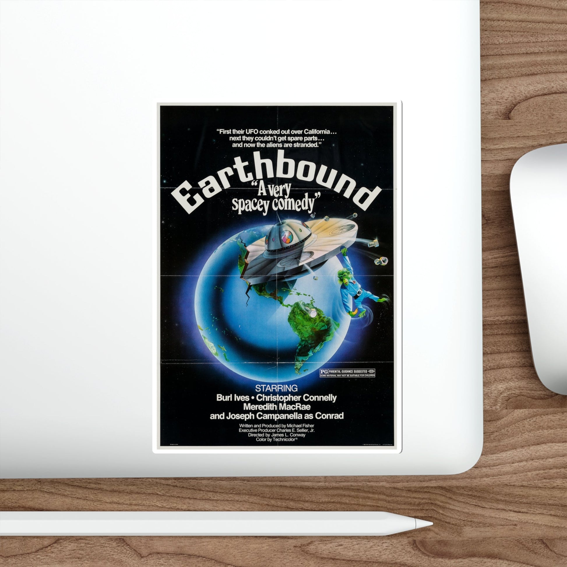 Earthbound 1981 Movie Poster STICKER Vinyl Die-Cut Decal-The Sticker Space