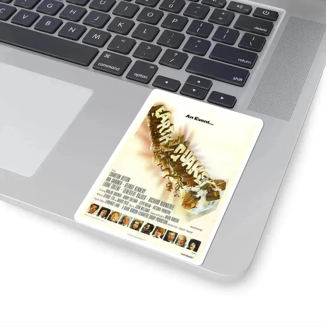 Earthquake 1974 Movie Poster - STICKER Vinyl Kiss-Cut Decal - The Sticker Space