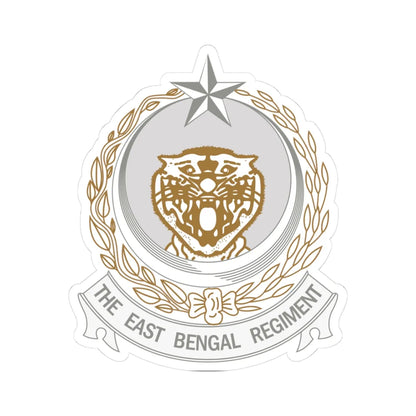 East Bengal Regiment Insignia (Bangladesh) (Coat of Arms) STICKER Vinyl Kiss-Cut Decal 3 Inch White - The Sticker Space