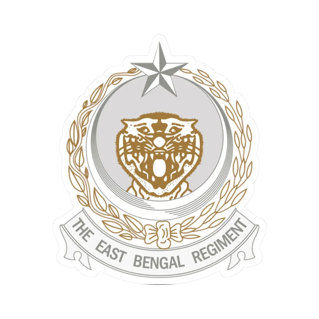East Bengal Regiment Insignia (Bangladesh) (Coat of Arms) STICKER Vinyl Kiss-Cut Decal - The Sticker Space