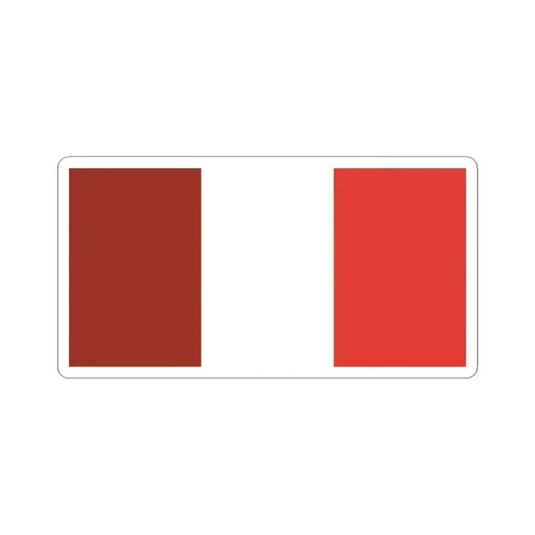 East Cantonia flag (China) STICKER Vinyl Kiss-Cut Decal 3 Inch White - The Sticker Space