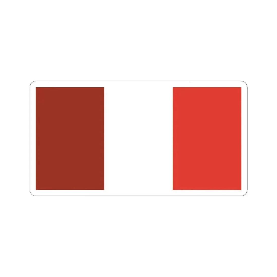 East Cantonia flag (China) STICKER Vinyl Kiss-Cut Decal 4 Inch White - The Sticker Space