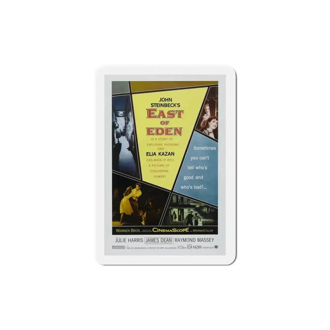 East of Eden 1955 Movie Poster Refrigerator Magnet - The Sticker Space