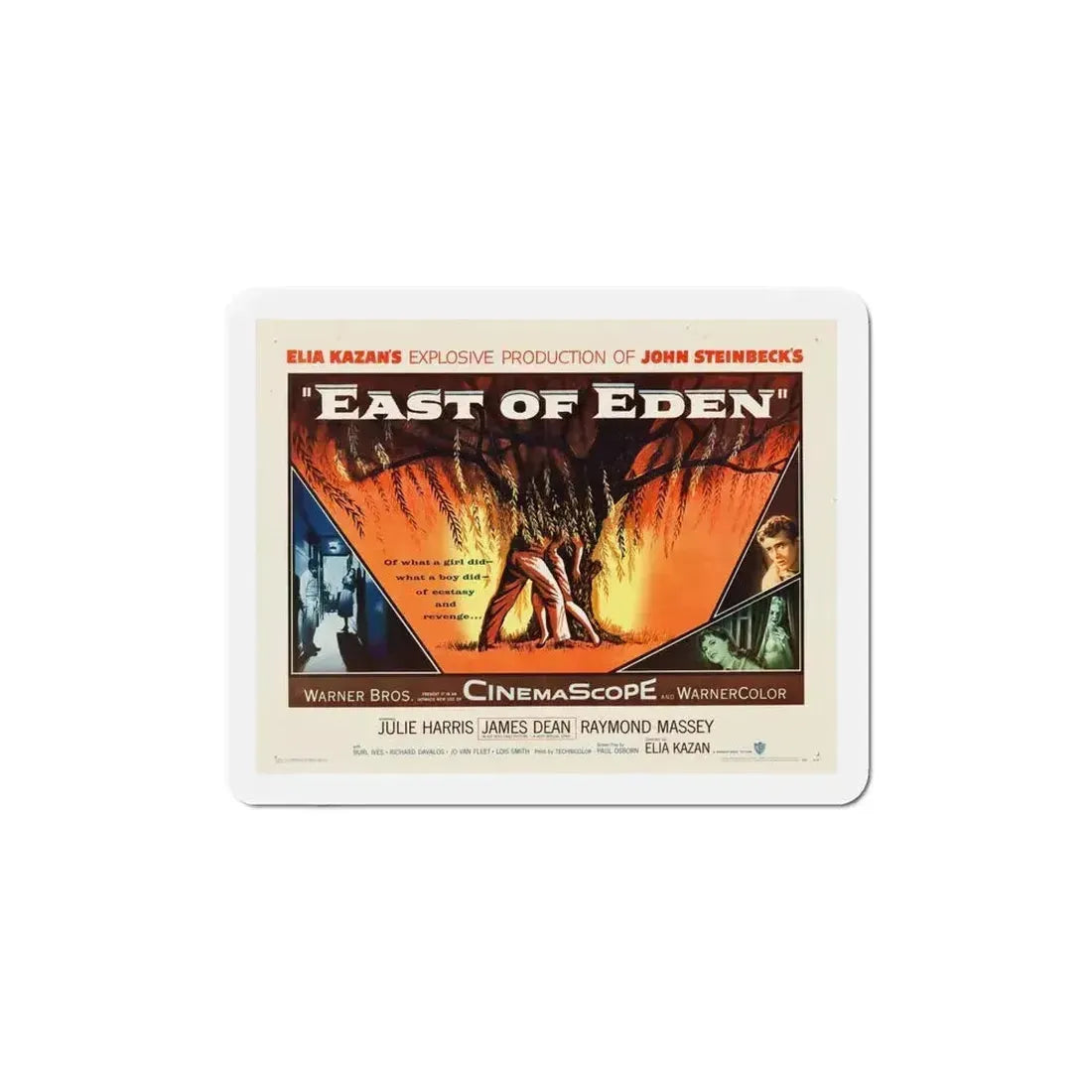East of Eden 1955 v2 Movie Poster Refrigerator Magnet 6 Inch - The Sticker Space