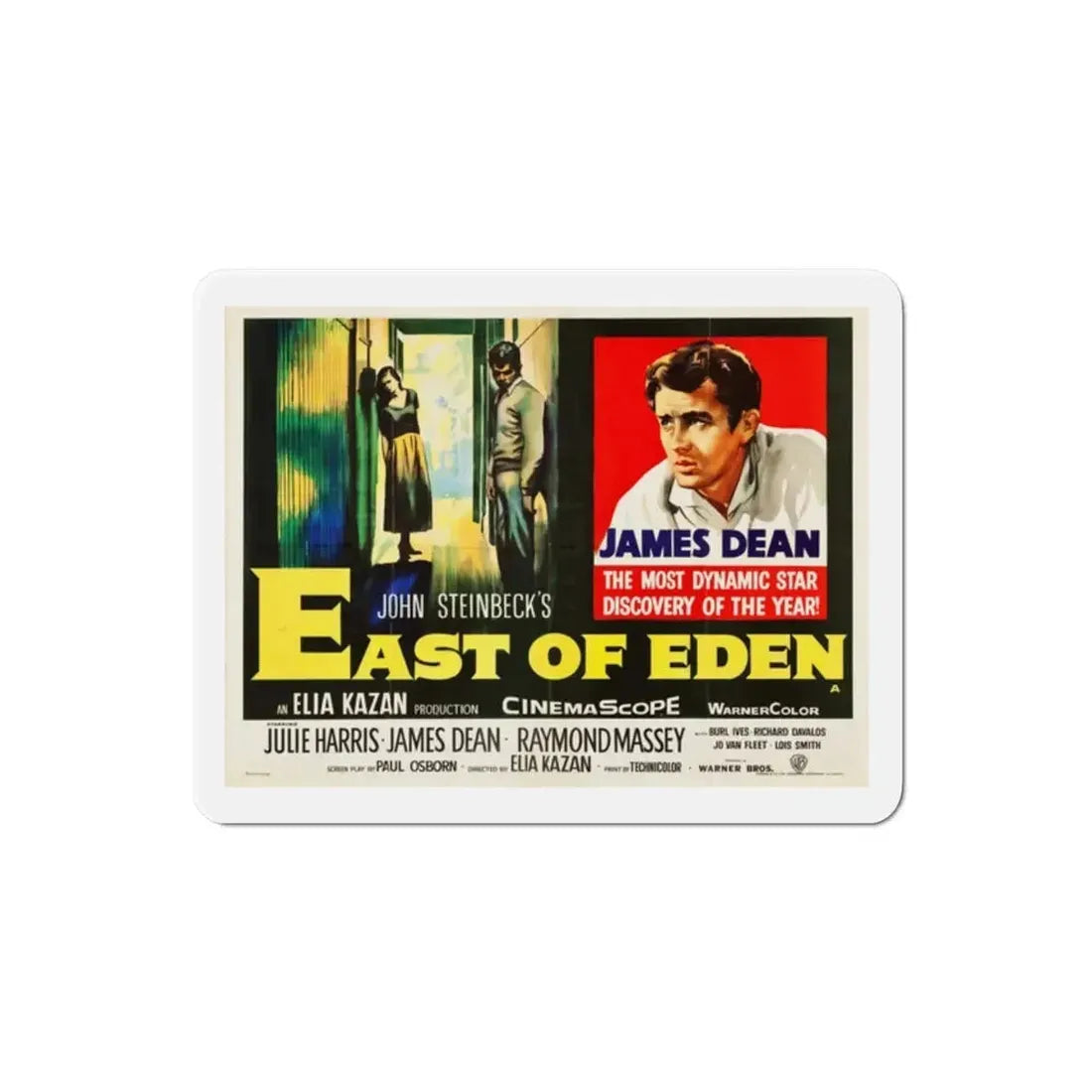 East of Eden 1955 v4 Movie Poster Refrigerator Magnet - The Sticker Space