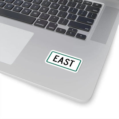 East plate small South Dakota (South Dakota) (Road Sign) STICKER Vinyl Kiss-Cut Decal - The Sticker Space