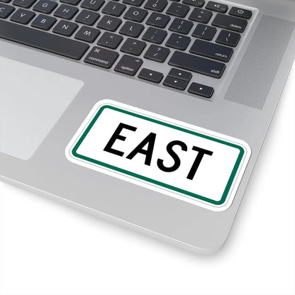 East plate small South Dakota (South Dakota) (Road Sign) STICKER Vinyl Kiss-Cut Decal - The Sticker Space