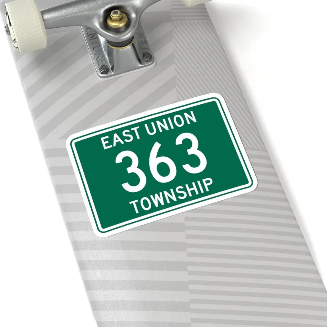 East Union Township Route 363 Wayne County Ohio (Ohio) (Road Sign) STICKER Vinyl Kiss-Cut Decal - The Sticker Space