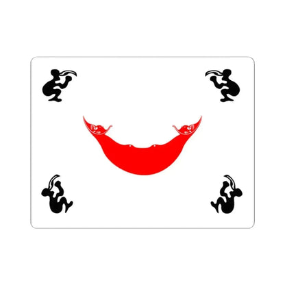 Easter Island flag 1876 to 1888 (Chile) STICKER Vinyl Kiss-Cut Decal 2 Inch White - The Sticker Space