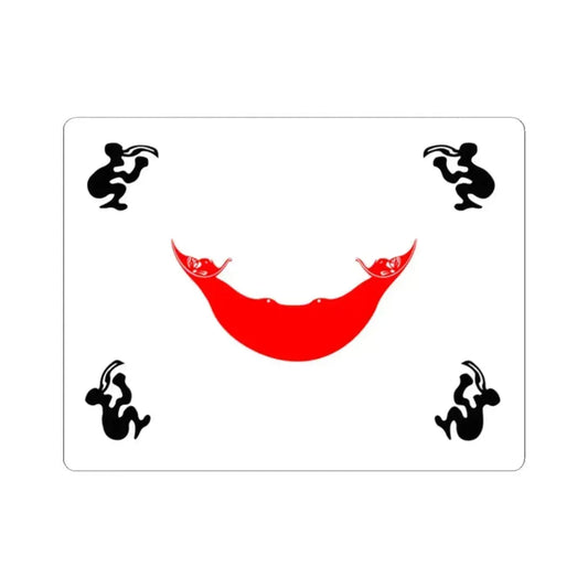 Easter Island flag 1876 to 1888 (Chile) STICKER Vinyl Kiss-Cut Decal 2 Inch White - The Sticker Space