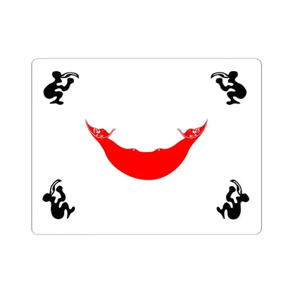 Easter Island flag 1876 to 1888 (Chile) STICKER Vinyl Kiss-Cut Decal 6 Inch White - The Sticker Space