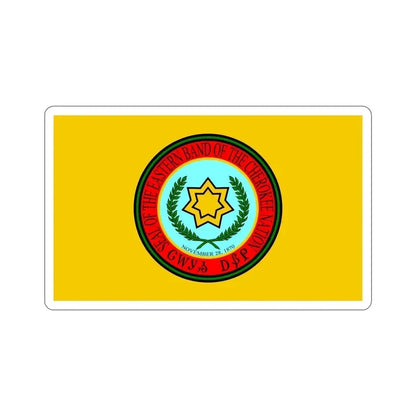 Eastern Band Cherokee Flag STICKER Vinyl Die-Cut Decal 5 Inch - The Sticker Space