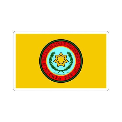 Eastern Band Cherokee Flag STICKER Vinyl Die-Cut Decal 5 Inch - The Sticker Space