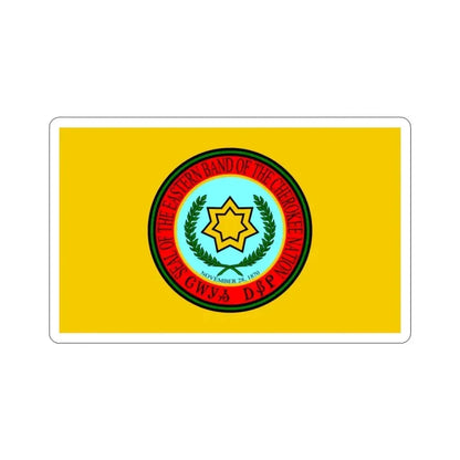 Eastern Band Cherokee Flag STICKER Vinyl Die-Cut Decal - The Sticker Space