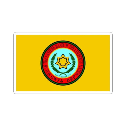 Eastern Band Cherokee Flag STICKER Vinyl Die-Cut Decal - The Sticker Space