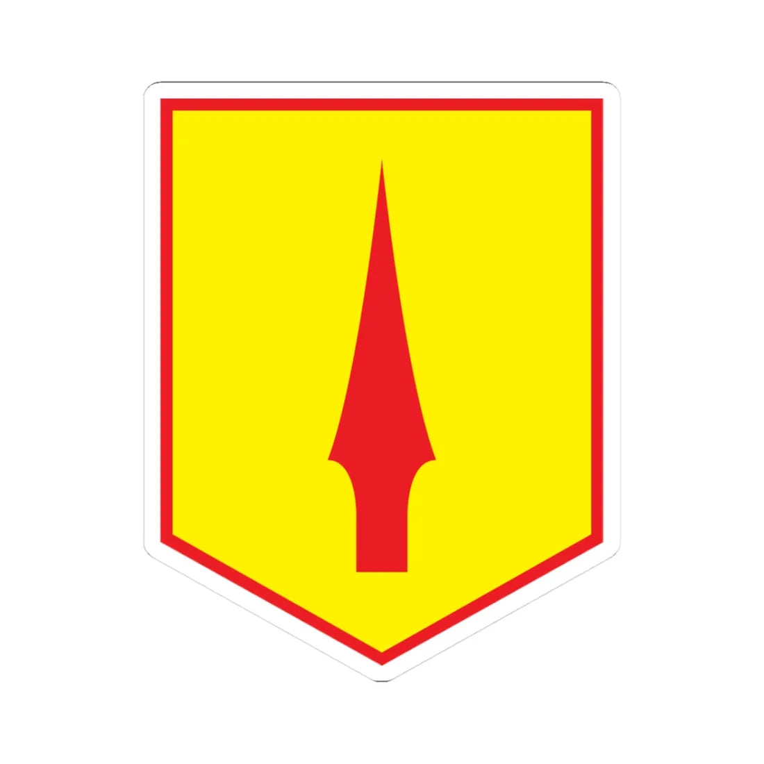 Eastern Brigade Irish Army (Ireland) (Coat of Arms) STICKER Vinyl Kiss-Cut Decal 3 Inch White - The Sticker Space