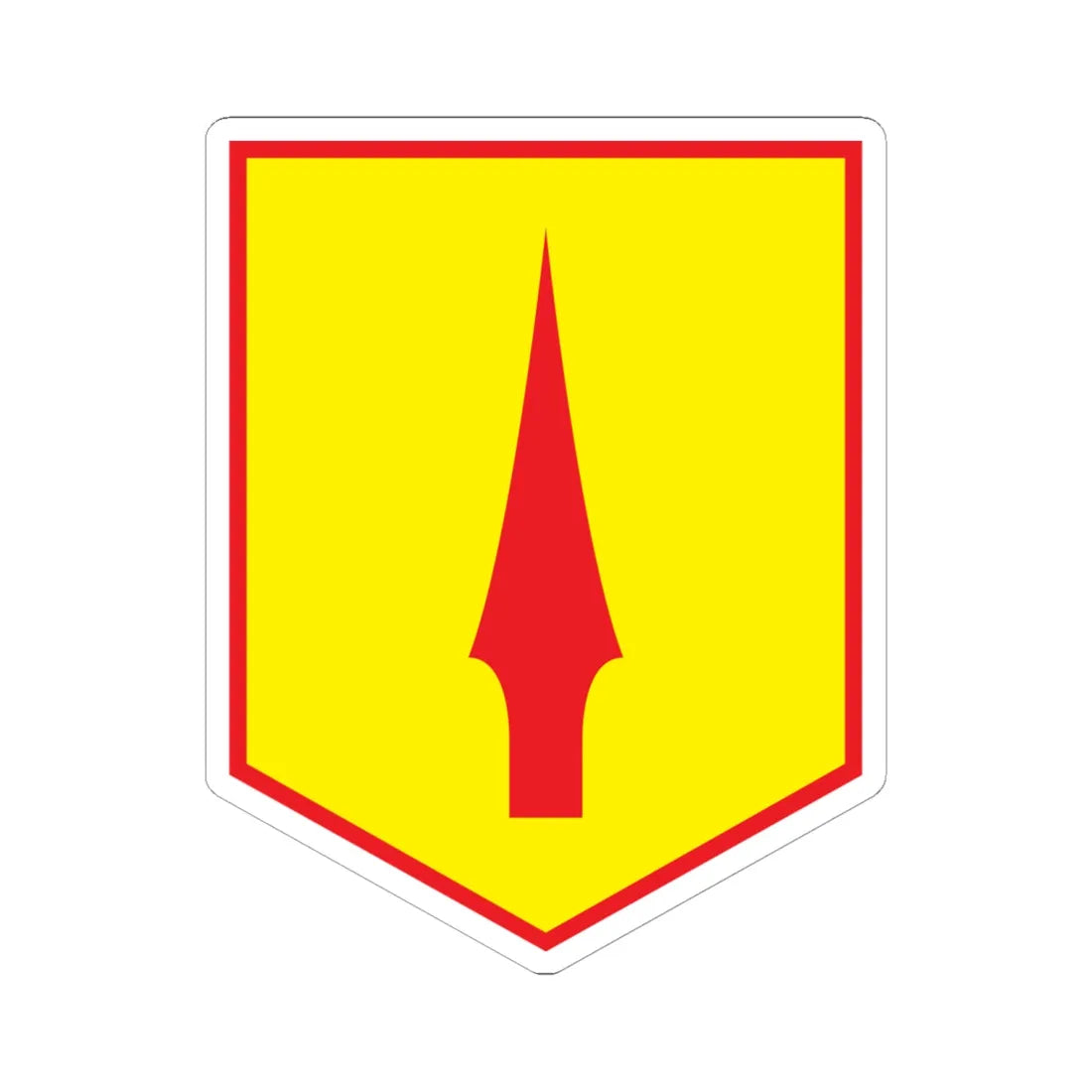 Eastern Brigade Irish Army (Ireland) (Coat of Arms) STICKER Vinyl Kiss-Cut Decal 6 Inch White - The Sticker Space