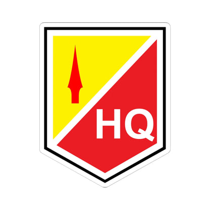 Eastern Brigade PDF HQ (Ireland) (Coat of Arms) STICKER Vinyl Kiss-Cut Decal 6 Inch White - The Sticker Space