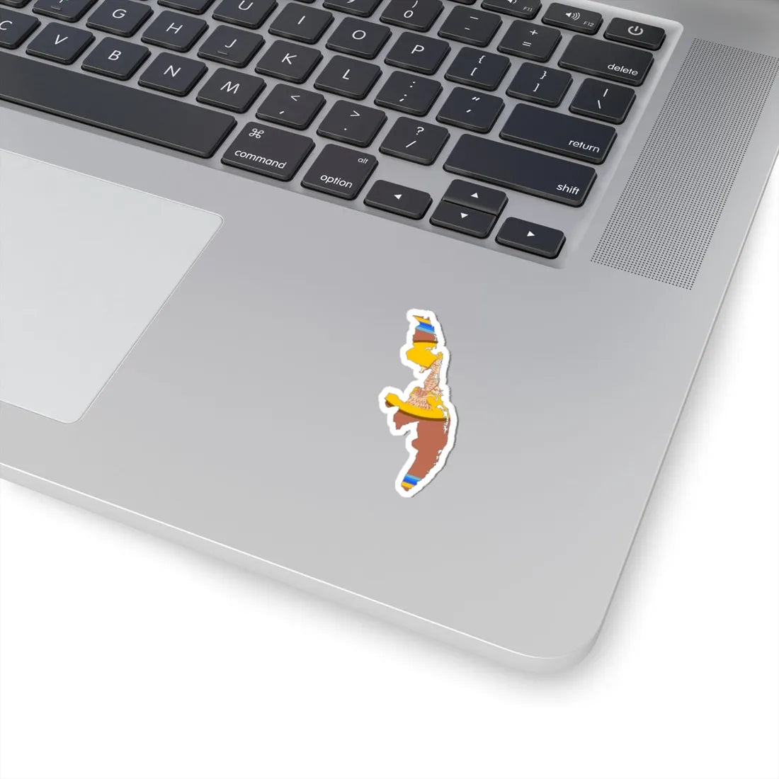 Eastern Province Flag-map (Sri Lanka) STICKER Vinyl Kiss-Cut Decal - The Sticker Space