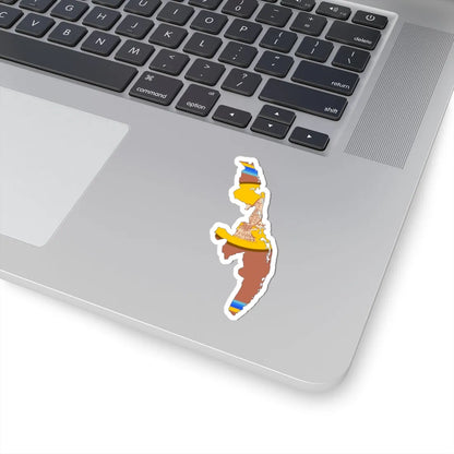 Eastern Province Flag-map (Sri Lanka) STICKER Vinyl Kiss-Cut Decal - The Sticker Space