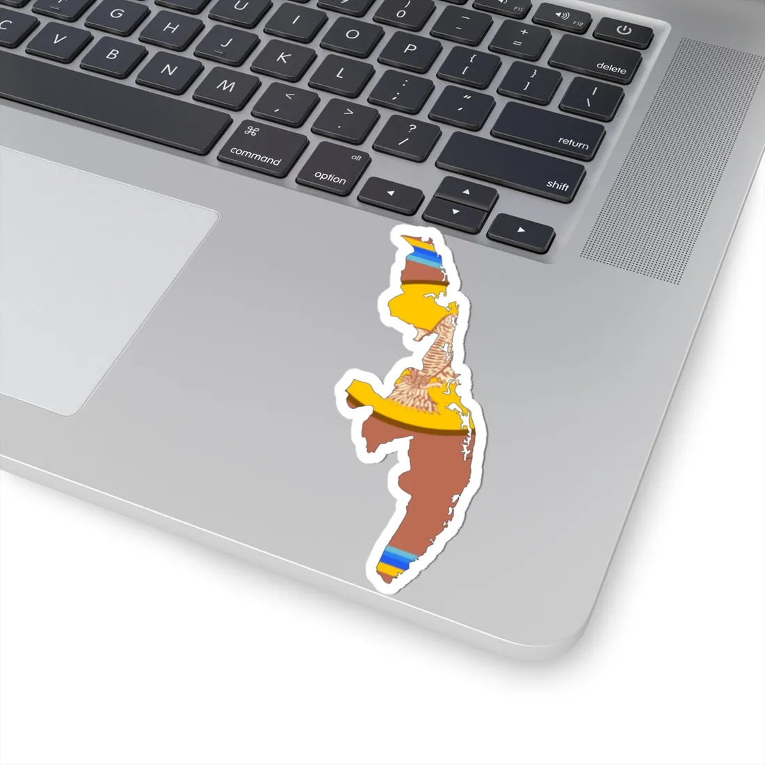 Eastern Province Flag-map (Sri Lanka) STICKER Vinyl Kiss-Cut Decal - The Sticker Space
