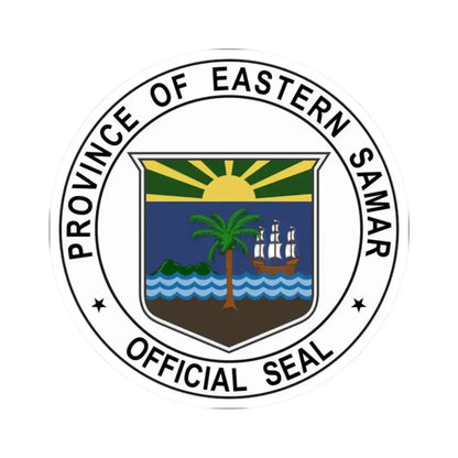 Eastern Samar Seal (Philippines) STICKER Vinyl Kiss-Cut Decal 2 Inch White - The Sticker Space